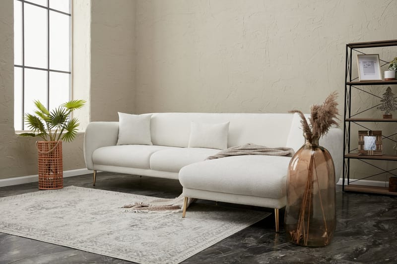 Devika Bäddsoffa m. Divan 4-sits Ljusbeige - Möbler - Vardagsrum - Bäddsoffor