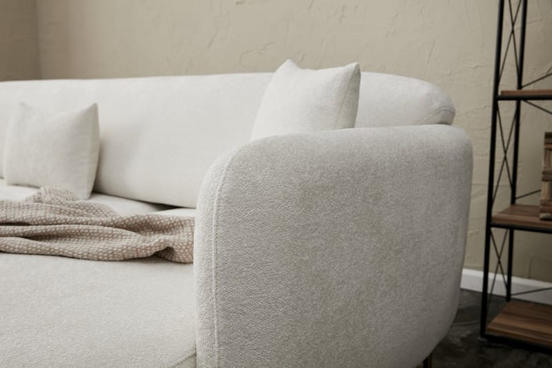 Devika Bäddsoffa m. Divan 4-sits Ljusbeige - Möbler - Vardagsrum - Bäddsoffor