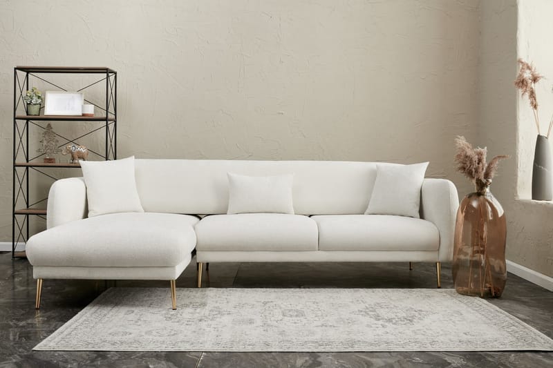 Devika Bäddsoffa m. Divan 4-sits Ljusbeige - Möbler - Vardagsrum - Bäddsoffor