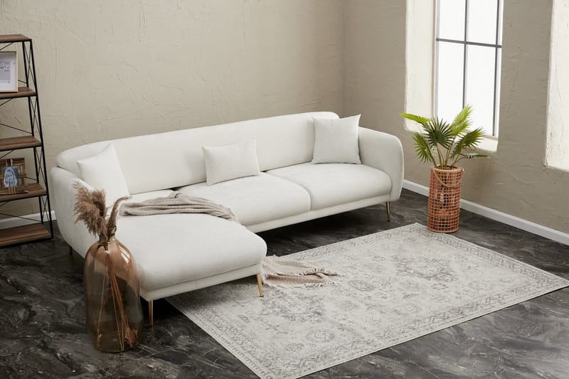 Devika Bäddsoffa m. Divan 4-sits Ljusbeige - Möbler - Vardagsrum - Bäddsoffor