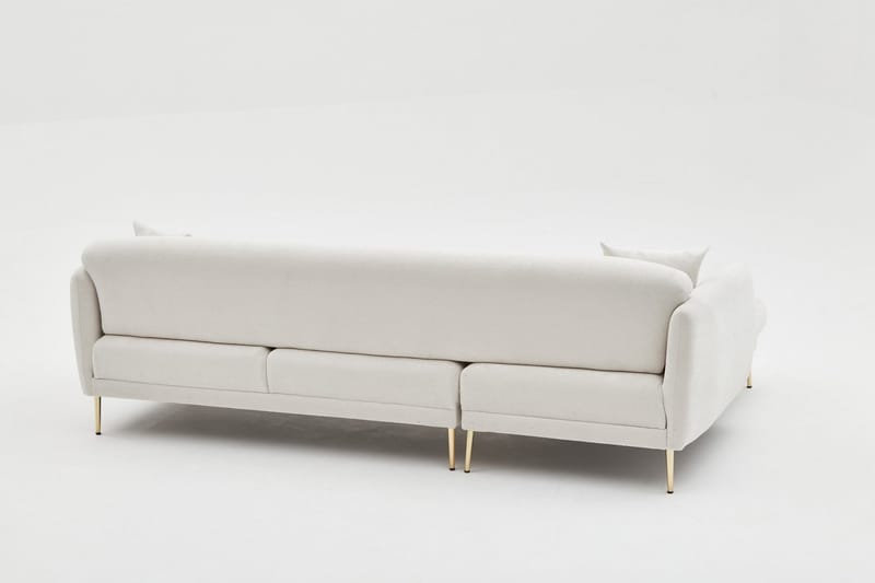 Devika Bäddsoffa m. Divan 4-sits Ljusbeige - Möbler - Vardagsrum - Bäddsoffor