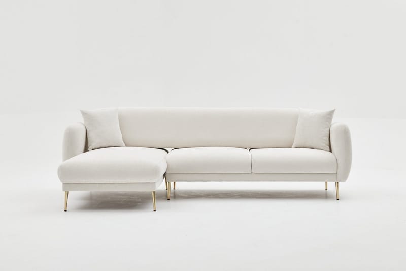 Devika Bäddsoffa m. Divan 4-sits, Ljusbeige