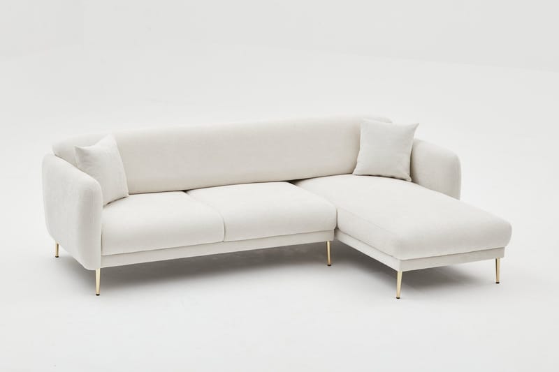 Devika Bäddsoffa m. Divan 4-sits - Ljusbeige - Möbler - Vardagsrum - Bäddsoffor