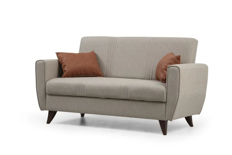 Dewan Bäddsoffa 2-sits, Beige