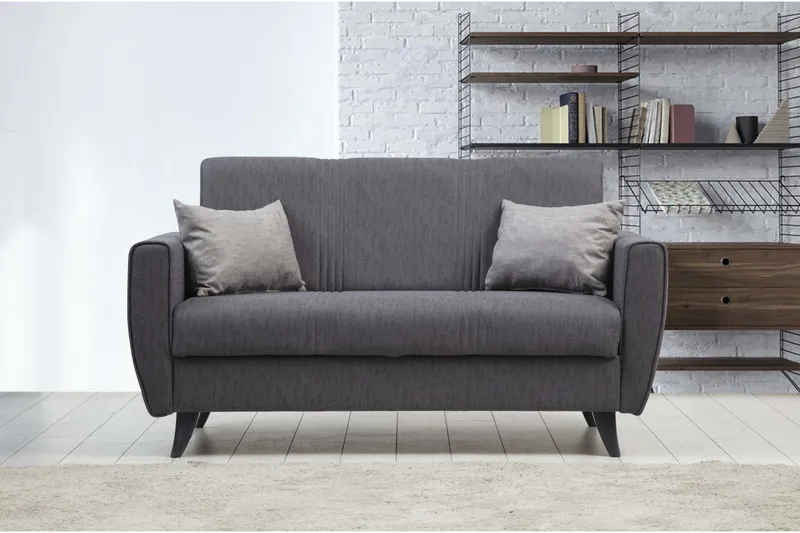 Dewan Bäddsoffa 2-sits Mörkgrå - Möbler - Vardagsrum - Bäddsoffor