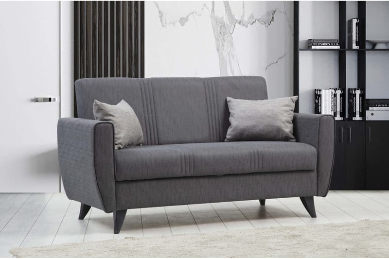 Dewan Bäddsoffa 2-sits Mörkgrå - Möbler - Vardagsrum - Bäddsoffor