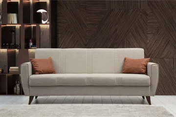Dewan Bäddsoffa 3-sits - Beige - Möbler - Vardagsrum - Bäddsoffor