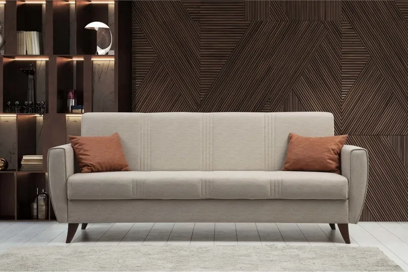 Dewan Bäddsoffa 3-sits - Beige - Möbler - Vardagsrum - Bäddsoffor