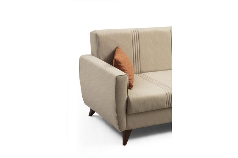 Dewan Bäddsoffa m. Divan 3-sits - Beige - Möbler - Vardagsrum - Bäddsoffor