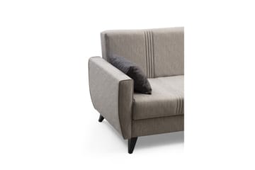 Dewan Bäddsoffa m. Divan 3-sits Ljusgrå - Möbler - Vardagsrum - Bäddsoffor