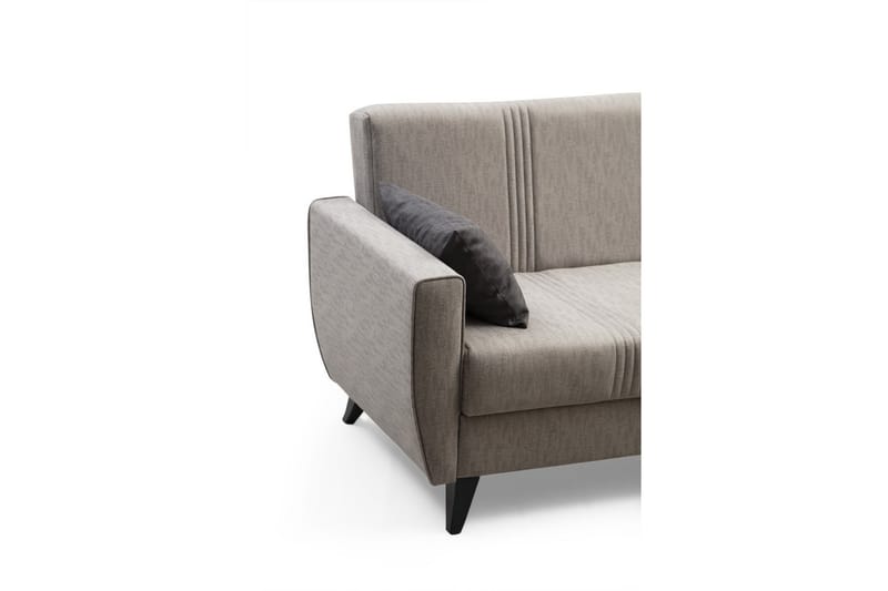 Dewan Bäddsoffa m. Divan 3-sits Ljusgrå - Möbler - Vardagsrum - Bäddsoffor