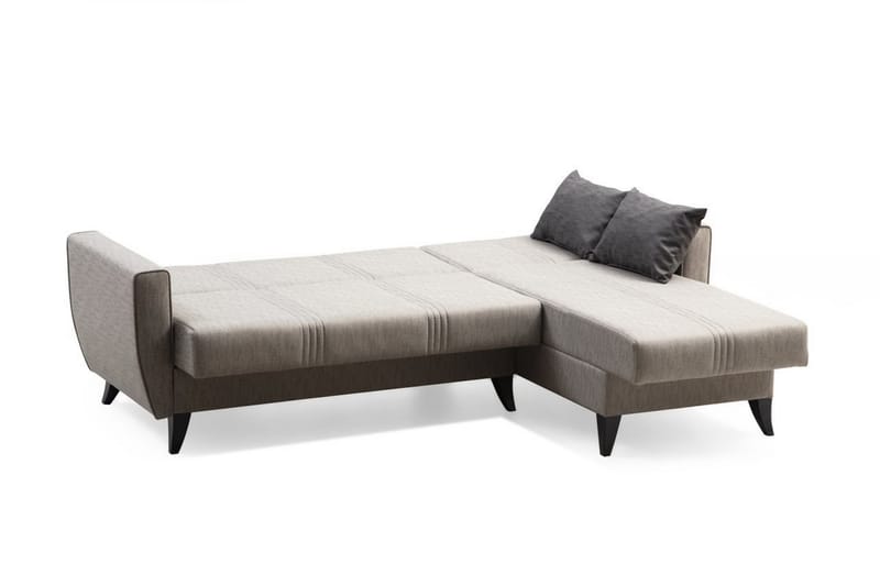 Dewan Bäddsoffa m. Divan 3-sits Ljusgrå - Möbler - Vardagsrum - Bäddsoffor