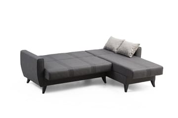 Dewan Bäddsoffa m. Divan 3-sits Mörkgrå - Möbler - Vardagsrum - Bäddsoffor