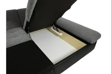 Dewitt 3-sits Bäddsoffa - Grå - Möbler - Vardagsrum - Bäddsoffor - U bäddsoffa