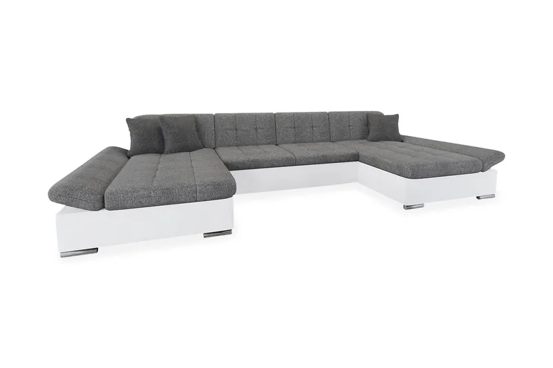 Dewitt 3-sits Bäddsoffa - Grå - Möbler - Vardagsrum - Bäddsoffor - U bäddsoffa