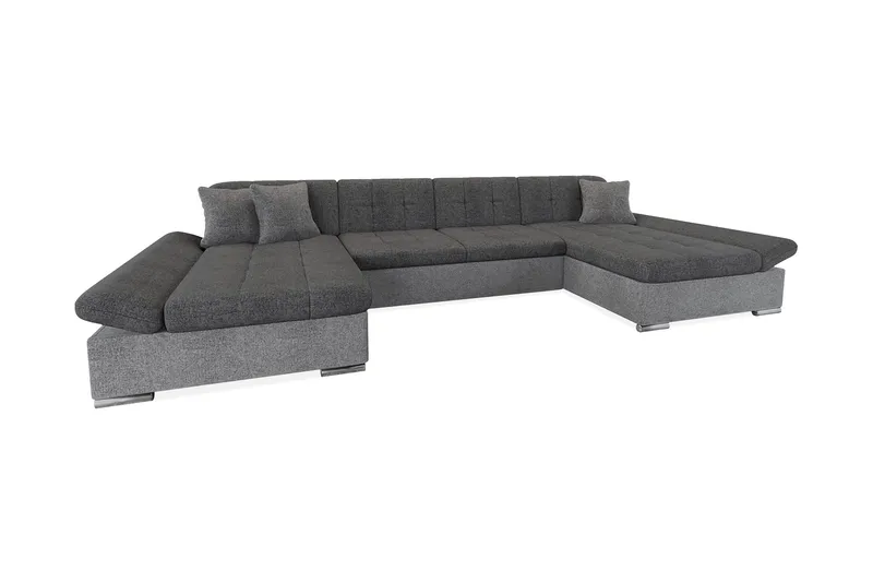 Dewitt 3-sits Bäddsoffa - Grå - Möbler - Vardagsrum - Bäddsoffor - U bäddsoffa