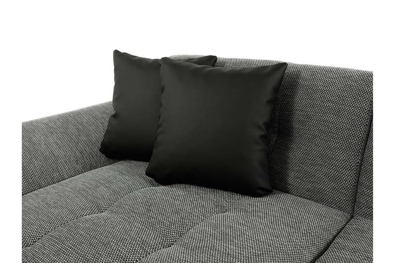 Dewitt 3-sits Bäddsoffa i Tyg - Svart - Möbler - Vardagsrum - Bäddsoffor - U bäddsoffa
