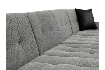Dewitt 3-sits Bäddsoffa i Tyg - Svart - Möbler - Vardagsrum - Bäddsoffor - U bäddsoffa