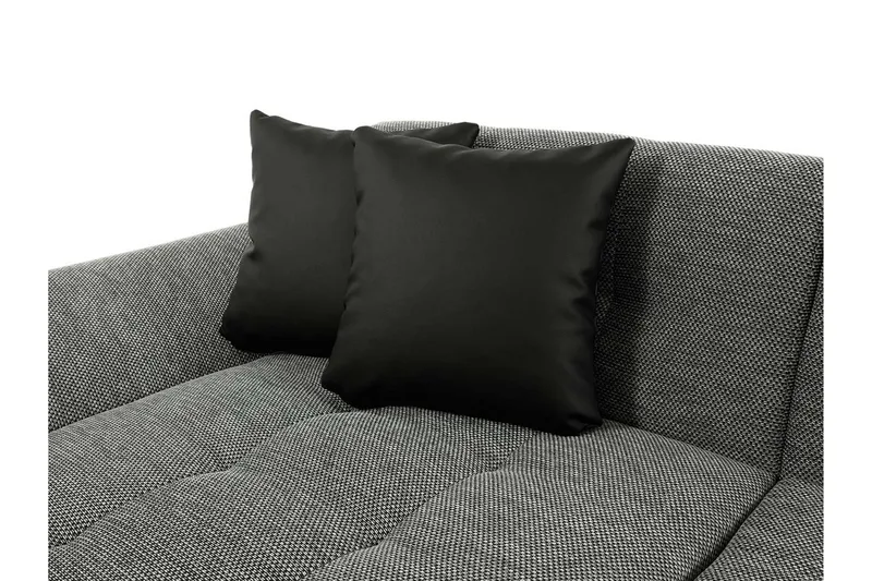 Dewitt 3-sits Bäddsoffa - Svart - Möbler - Vardagsrum - Bäddsoffor - U bäddsoffa