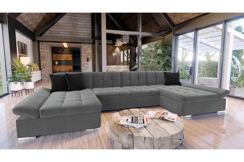 Dewitt 4-sits Hörnsoffa - Möbler - Vardagsrum - Bäddsoffor - U bäddsoffa