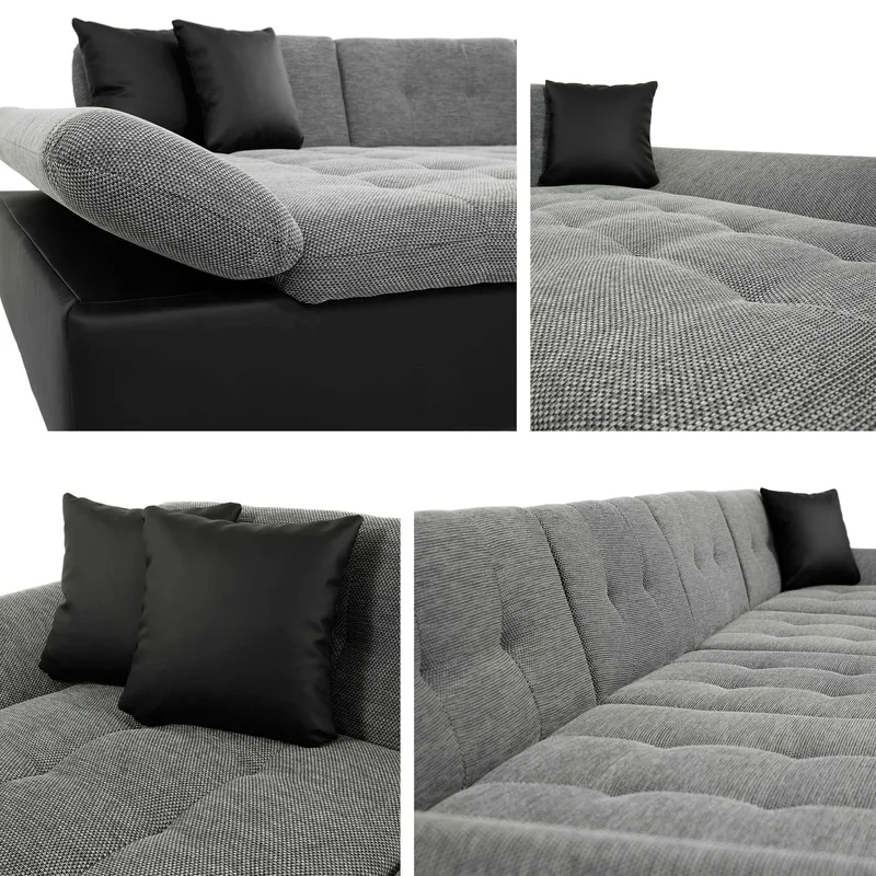 Dewitt Bäddsoffa Dubbeldivan 5-sits - Brun - Möbler - Vardagsrum - Bäddsoffor - U bäddsoffa