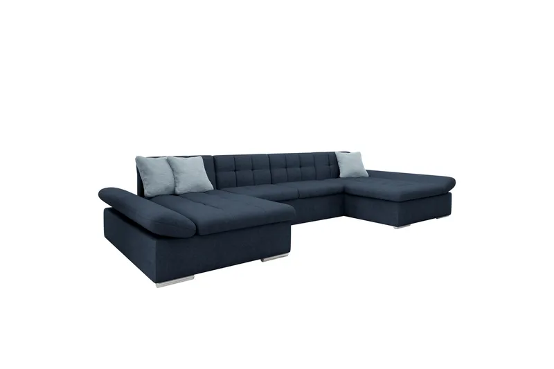 Dewitt Bäddsoffa Dubbeldivan 5-sits - Marinblå - Möbler - Vardagsrum - Bäddsoffor - U bäddsoffa