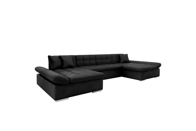 Dewitt Bäddsoffa Dubbeldivan 5-sits - Svart - Möbler - Vardagsrum - Bäddsoffor - U bäddsoffa
