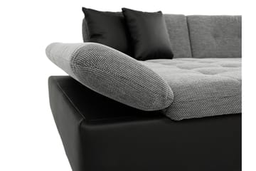 Dewitt Bäddsoffa Dubbelschäslong 4-sits i Sammet - Gul - Möbler - Vardagsrum - Bäddsoffor - U bäddsoffa