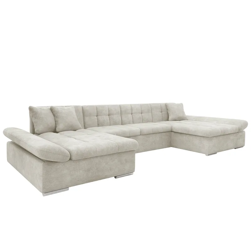 Dewitt U-formad 5-sits Bäddsoffa med förvaring, beige