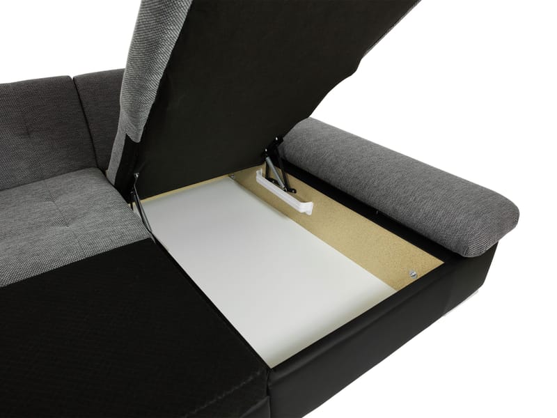 Dewitt U-formad 5-sits Bäddsoffa med förvaring - Mörkblå - Möbler - Vardagsrum - Bäddsoffor - Hörnbäddsoffa