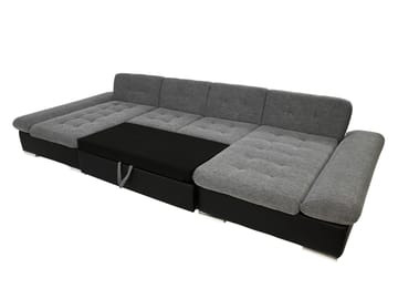 Dewitt U-formad 5-sits Bäddsoffa med förvaring - vit - Möbler - Vardagsrum - Bäddsoffor - Hörnbäddsoffa