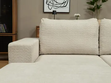 Deylor 3-sits Bäddsoffa med divan - beige - Möbler - Vardagsrum - Bäddsoffor