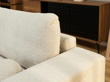 Deylor 3-sits Bäddsoffa med divan - beige - Möbler - Vardagsrum - Bäddsoffor