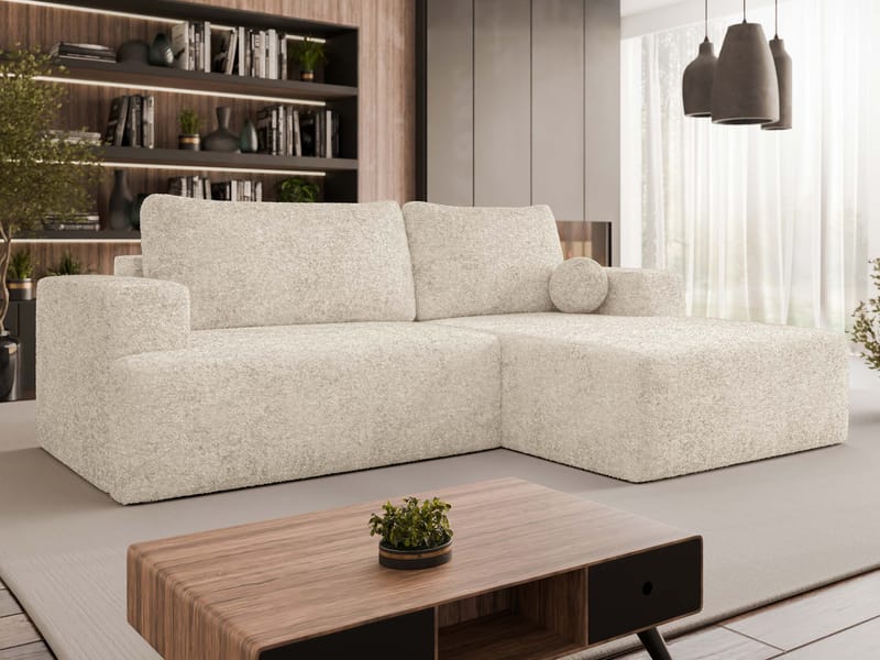 Deylor 3-sits Bäddsoffa med divan - Möbler - Vardagsrum - Bäddsoffor - Hörnbäddsoffa