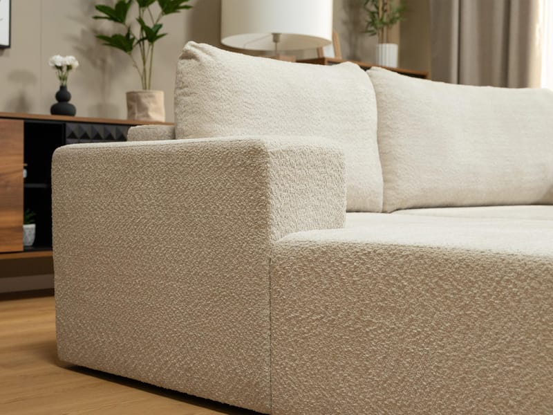 Deylor Bäddsoffa med Divan 3-sits - Beige - Möbler - Vardagsrum - Bäddsoffor