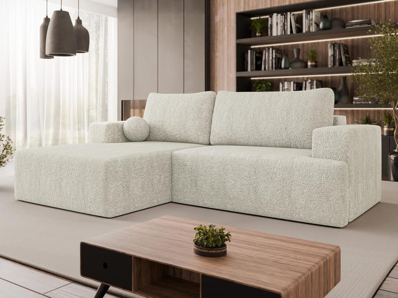 Deylor Bäddsoffa med Divan 3-sits - Beige - Möbler - Vardagsrum - Bäddsoffor