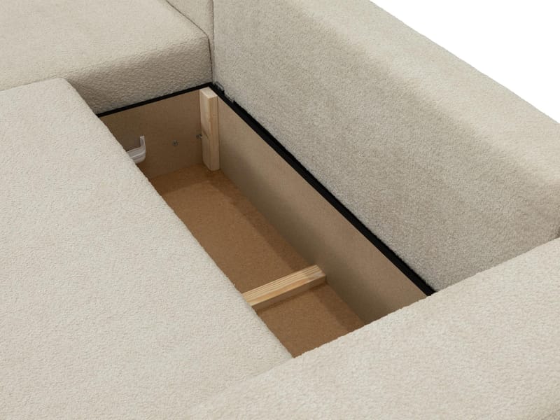 Deylor Bäddsoffa med Divan 3-sits - Grå - Möbler - Vardagsrum - Bäddsoffor