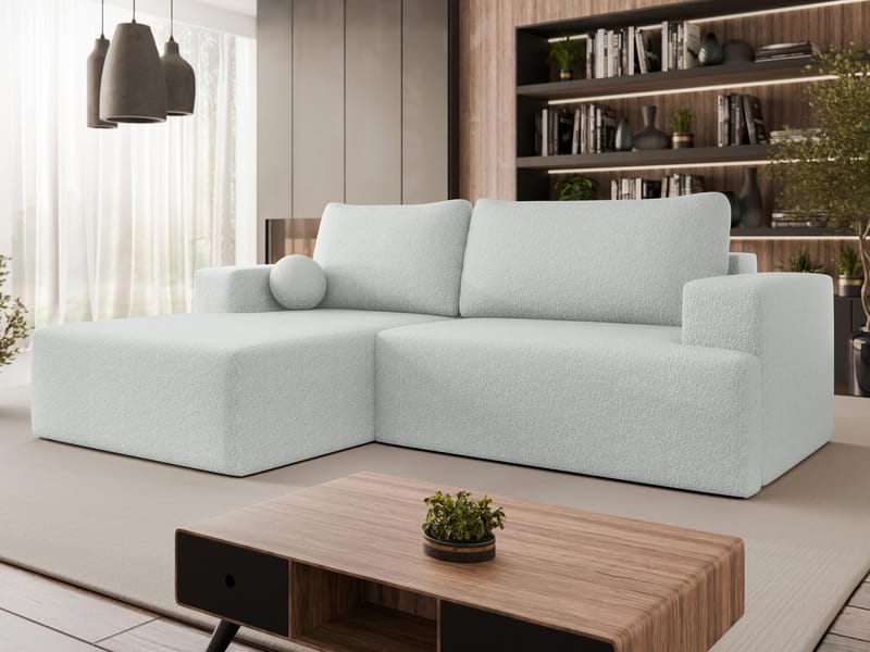 Deylor Bäddsoffa med Divan 3-sits - Grå - Möbler - Vardagsrum - Bäddsoffor