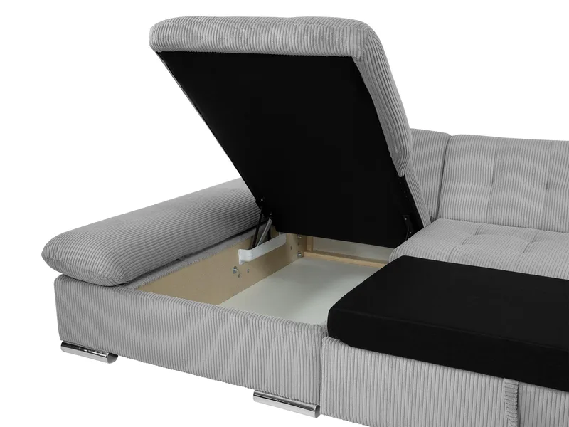 Djerra 3-sits Bäddsoffa med divan och förvaring - Möbler - Vardagsrum - Bäddsoffor - Hörnbäddsoffa