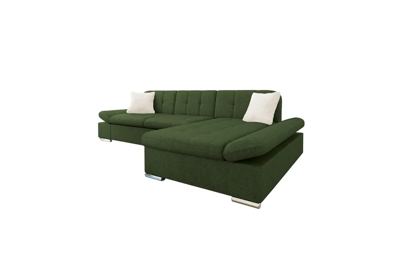 Djerra Bäddsoffa med Divan 3-sits - Grön - Möbler - Vardagsrum - Bäddsoffor