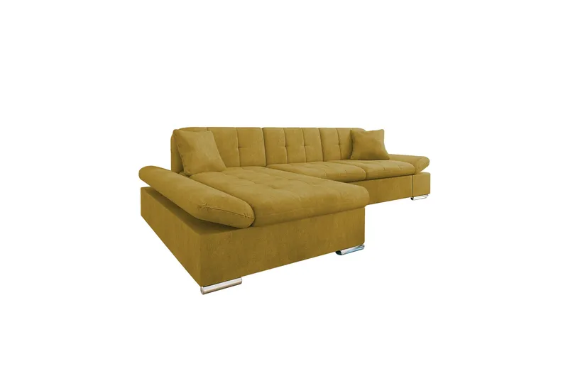 Djerra Bäddsoffa med Divan 3-sits - Gul - Möbler - Vardagsrum - Bäddsoffor