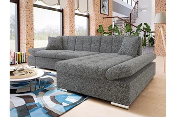 Djerra Bäddsoffa med Divan 3-sits - Marinblå - Möbler - Vardagsrum - Bäddsoffor