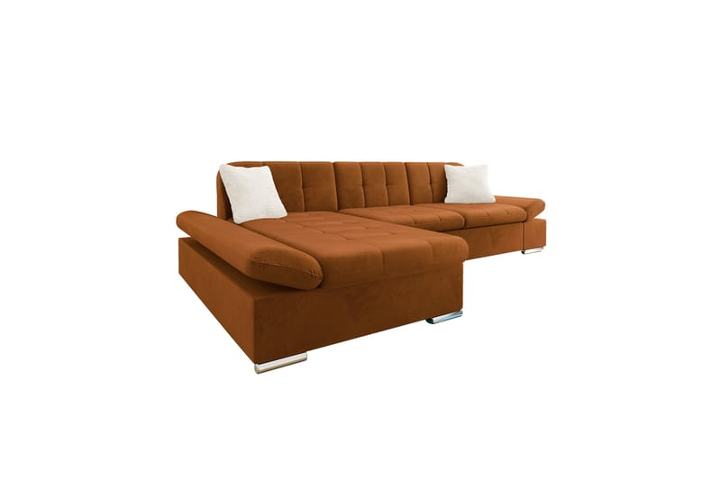 Djerra Bäddsoffa med Divan 3-sits - Orange - Möbler - Vardagsrum - Bäddsoffor