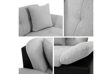 Djerra Bäddsoffa med Schäslong 3-sits i Sammet - Gul - Möbler - Vardagsrum - Bäddsoffor