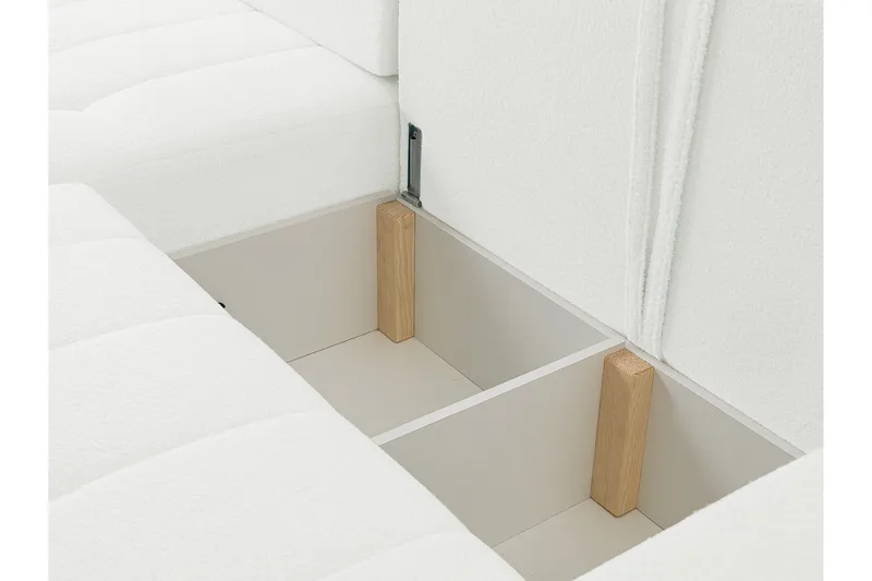 Doryn Bäddsoffa med Divan 3-sits - Beige - Möbler - Vardagsrum - Bäddsoffor