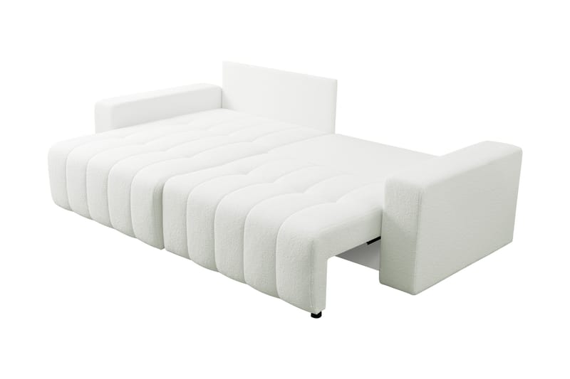 Doryn Bäddsoffa med Divan 3-sits - Vit - Möbler - Vardagsrum - Bäddsoffor