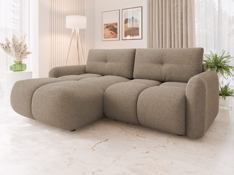 Durven Bäddsoffa 3-sits - Brun - Möbler - Vardagsrum - Bäddsoffor