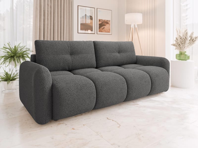 Durven Bäddsoffa 3-sits - Grå - Möbler - Vardagsrum - Bäddsoffor