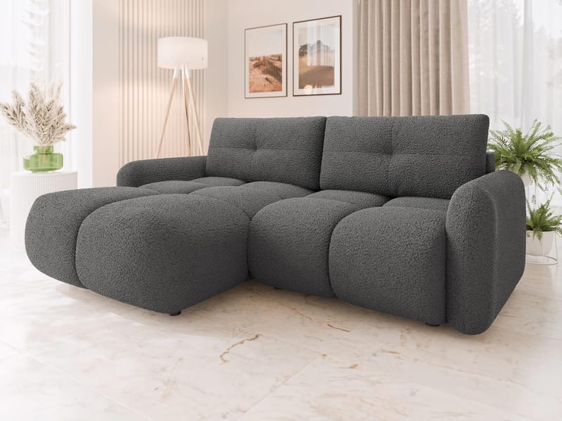 Durven Bäddsoffa 3-sits - Grå - Möbler - Vardagsrum - Bäddsoffor