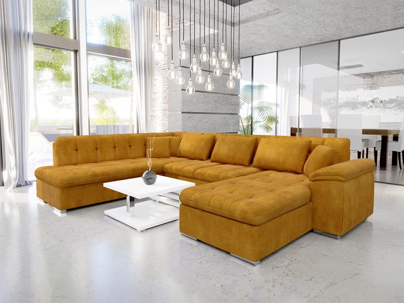 Dynir 6-sits U-Suffa Divan Höger - Möbler - Vardagsrum - Bäddsoffor - Hörnbäddsoffa